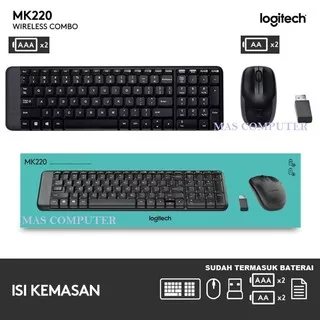 Keyboard Logitech MK220 Combo Keyboard + Mouse Wireless Logitech