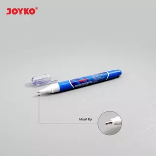 Tip-Ex JOYKO CF S203A  metal tip Fine Point- Perpcs /correction pulpen/tipex cair/penghapus pen/ tipekcair/tipeks /tipx/cairan koreksi