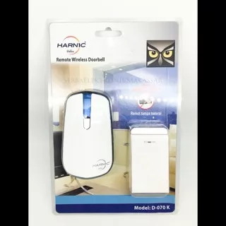 Door Bell Rumah Wireless Heles Harnic D-070K (AC-1Knop)