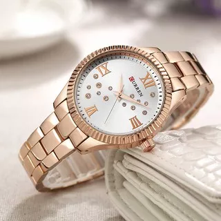 Jam Tangan cewek Jam Tangan cewe Jam Tangan analog wanita Jam Tangan formal Jam Tangan Wanita Stainles Jam Tangan Wanita Analog Jam Tangan Steel Dial Rhinestone terbaru J217