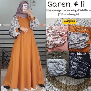 Gamis Kaos Import Jumbo LD 130cm Muslimah Dress Ori Solo Terbaru Garen #11 Maxy by Alfashion Jumbo Big Size