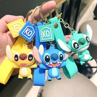 Stitch Kreatif Gantungan Kunci Boneka Lucu Liontin Hadiah Kecil Tas Gantung Silikon Hadiah Boneka Gantungan KunciKreatif Gantungan Kunci Boneka Lucu Liontin Hadiah Kecil Tas Gantung Silikon Hadiah Boneka Gantungan Kunci