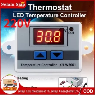 220V Thermostat Digital  Digital LED Microcomputer Thermostat Temperature Controller Switch XH W3001