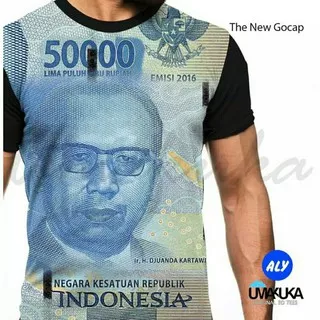 KAOS 3D FULLPRINT MOTIF UANG UMAKUKA /KAOS PRINTING ANAK DAN DEWASA