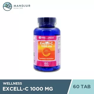 Wellness Excell C 1000 mg 60 Tablet - Suplemen Vitamin C 1000 mg