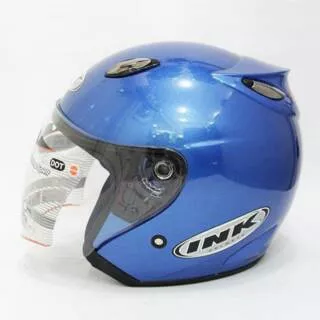 Helm INK Centro Jet Blue / Biru Solid Original kalo gak ori dana kembali 100%