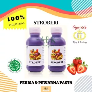 PERISA STROBERI & PEWARNA PASTA 60ML CAP 2 ANTING | STRAWBERRY ESSENCE 60ML