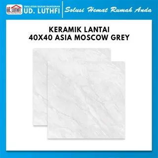 Keramik Lantai 40x40 Asia Moscow Grey A