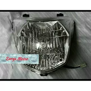 Reflektor reflektor lampu New Megapro Monoshock lengkap soket bohlam . 33100-KYE-901