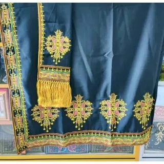 KAIN SONGKET PINTU ACEH/ KAIN ROK LENGKAP DENGAN SELENDANG / KAIN BORDIR ACEH