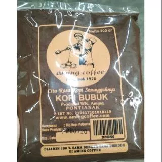 Kopi Bubuk Aming Coffee Khas Pontianak 200gr