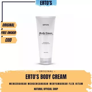 Ertos Body Cream Pemutih Kulit Badan Tubuh Ampuh Permanen BPOM
