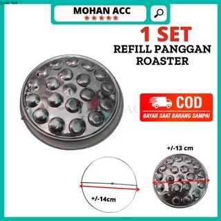 Mohan_acc 1 set pengganti putaran panggangan fancy grill 13cm / Refill magic roaster/putaran panggangan/alat panggangan yg rusak/alat putaran api pangangan/gril pembakaran/grill panggangan/panggangan sosis bakar