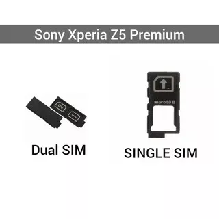 Slot SIM Card Sony Xperia Z5 Premium E6833 E6883 E6853 SO-03H SIM Tray Sony Z5 Plus Single/ Dual SIM