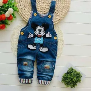 Jangan Ketinggalan order..  Jumpsuit Overall Celana Jeans Anak Cewek Cowok umur 3-7 tahun