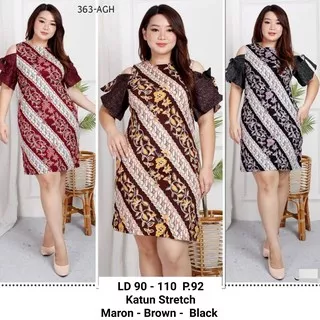 Dress batik sabrina / Dress Sabrina JUMBO  SIZE