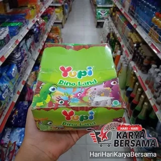 PERMEN YUPI DINO LAND BOX 24`S X 7GR