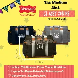 Tas Sedang 3in1 Medium Bag Dialogue Baby Classy Series DGT 7411