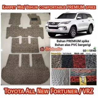 Karpet Mobil Mie comfortable PREMIUM Toyota All New Fortuner/VRZ/SRZ  2016-2020 - Full Bagasi