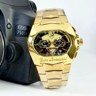 Jam tangan lamborghini gold tanggal aktif