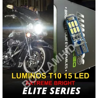 Lampu LED Senja VIXION LED (putih) LUMINOS T10 15 LED Kota / Kecil