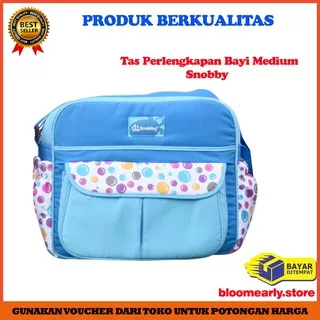 Tas Perlengkapan Bayi Medium Snobby Saku Happy Bubble Series awet baby shop baru  S8V0