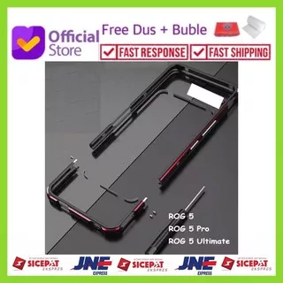 Asus Rog Phone 5s / Pro ROG 5 - Case Metal Frame Double Color Alumunium Bumper Protect Premium