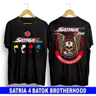 baju kaos distro terbaru pria wanita dewasa anak motor satria fu 150r 4 batok brotherhood keren gaul