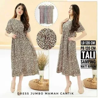 Dress macan/DASTER MAMA MUDA/BUSUI/BUMIL/TERLARIS/KANCING DEPAN