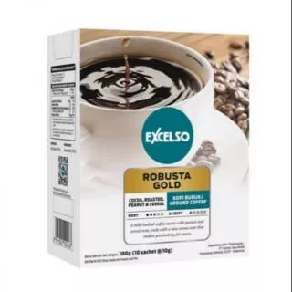 Kopi EXCELSO Robusta Gold 100 gram (10`s×10gr)