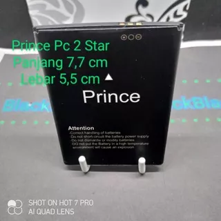Batrai PRINCE PC2 Star 2500mAh Batre PC 2 Star P 7,7 cm L 5,5 Baterai Original