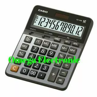 Casio GX 120 B - Calculator Desktop Kalkulator Meja Kantor GX-120B