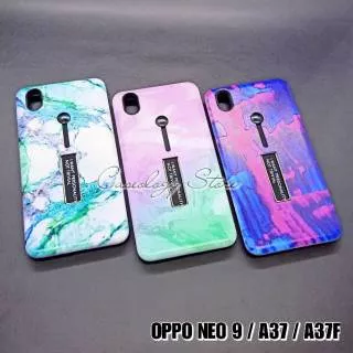 OPPO NEO 9 A37 A37F HANDS GRIP MARBLE CASE OPPO A37 A37F NEO 9 CASING NEO 9 A37 A37F