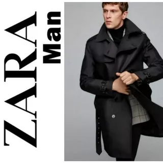 Coat Zara Man Original Jacket Jaket Pria Laki Laki Big Size Jumbo XXL Dewasa Winter Tebal Hangat Premium Branded