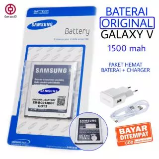 Batre / baterai ORIGINAL SAMSUNG GALAXY V / V+ / ACE 4 / G313 - PAKET HEMAT