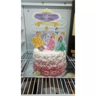 kue tart ulang tahun ultah custom karakter princess putri disney anak cewek kota malang