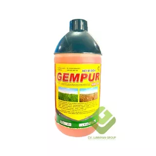 Herbisida Gempur 480SL 1 Liter - Pembasmi Rumput Liar - IPA Glifosat 480 g/l - Herbisida Sistemik - Herbisida pesaing Roundup