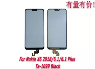 TOUCHSCREEN NOKIA X6 2018-6.1-6.1 PLUS TA- 1099 - BLACK - TS NOK