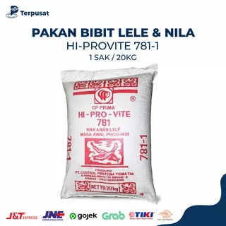 Pakan Ikan Lele Patin Nila Gurameh 1 Karung per Sak Hi Pro Vite 781-1