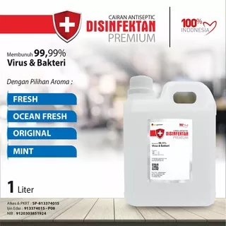 Desinfektan Premium Macam Varian Aroma Segar 1 LIter / Cairan Desinfektan  1 liter Aroma (Jerigen)