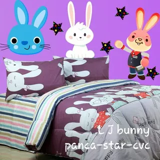 READY KIRIM SPREI 120X200X20 LJ BUNNY (SPREI+1BTLGLG) katun panca cvc star