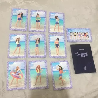 [READY STOCK] TWICE SUMMER NIGHT PHOTOCARD BENEFIT