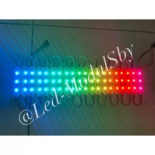 Led Modul 5050 3 mata 7216 RGB Gerak 12Volt