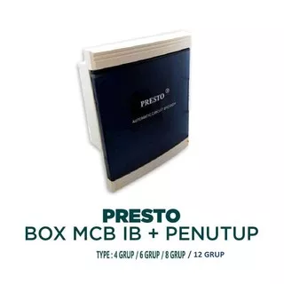 Presto Box MCB 4 / 6 / 8 / 12 Grup Inbow + Tutup - IB Kotak Panel Group