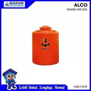 Alco - Tangki / Tandon / Toren Air Water Tank 500 Liter Ltr L Orange
