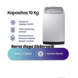 SAMSUNG Mesin Cuci Otomatis WOBBLE Top Loading 10 kg WA10M5120SG/SE