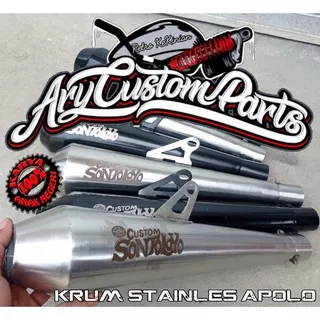 Silencer Knalpot custom japstyle w175 xsr caferacer bober triumph