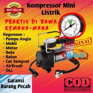 Kompresor mini Pompa Ban Listrik Kompressor mini Air Compressor Cat Body Deco AirBrush Furniture