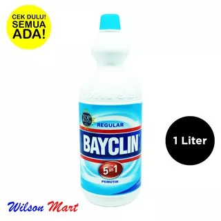 BAYCLIN PEMUTIH PAKAIAN 5 IN 1 REGULER 1000 ML 1 LITER BOTOL