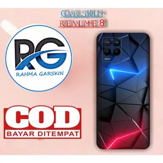 garskin hp realme 8/8pro motif diamond code 1-2 (isi 2pcs free custom)